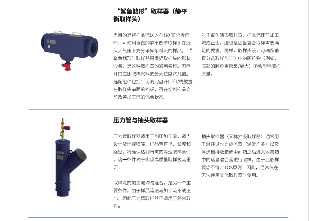 靜平衡取樣頭取樣器(圖1)